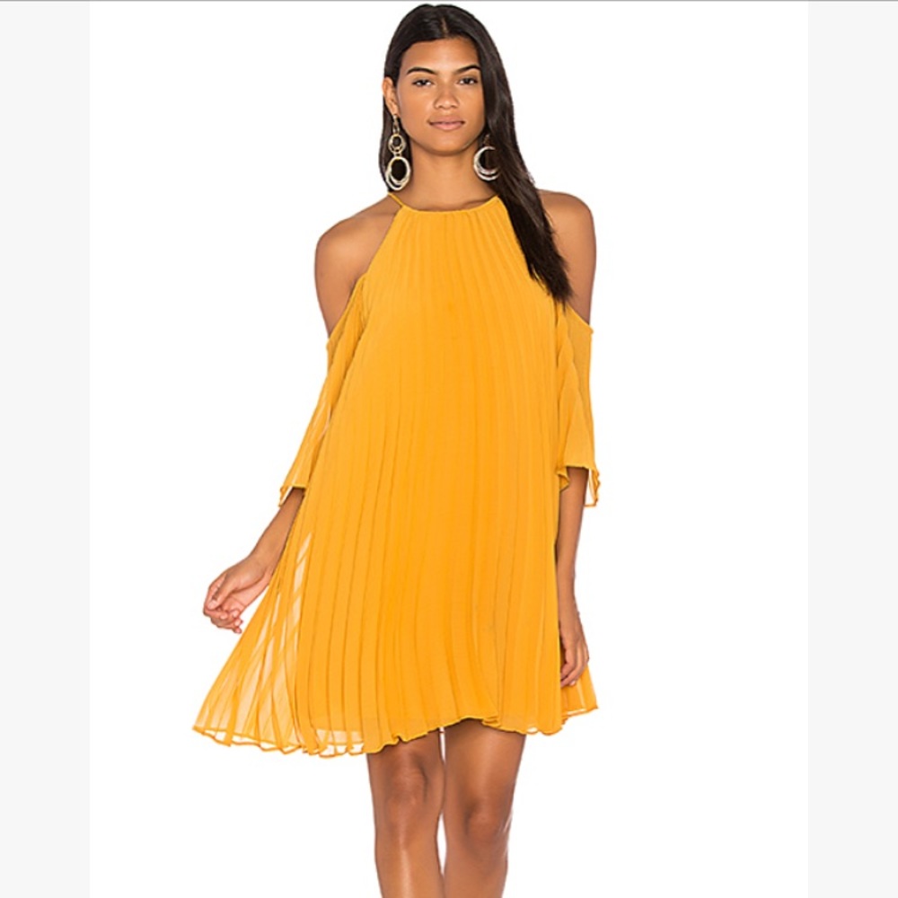 B.B. Dakota Gretel dress in royalty yellow